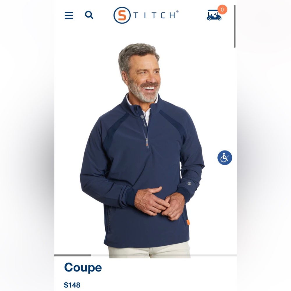 STITCH MEN’S GOLF PULLOVER SIZE XXL IN LIKE NEW CONDITION! - Picture 11 of 11